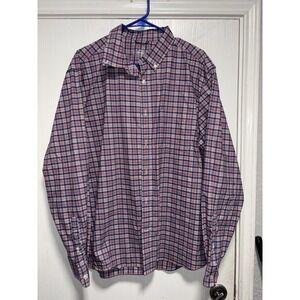 Vineyard Vines Shirt Mens XL Plaid On-The-Go Performance brrr Button Down